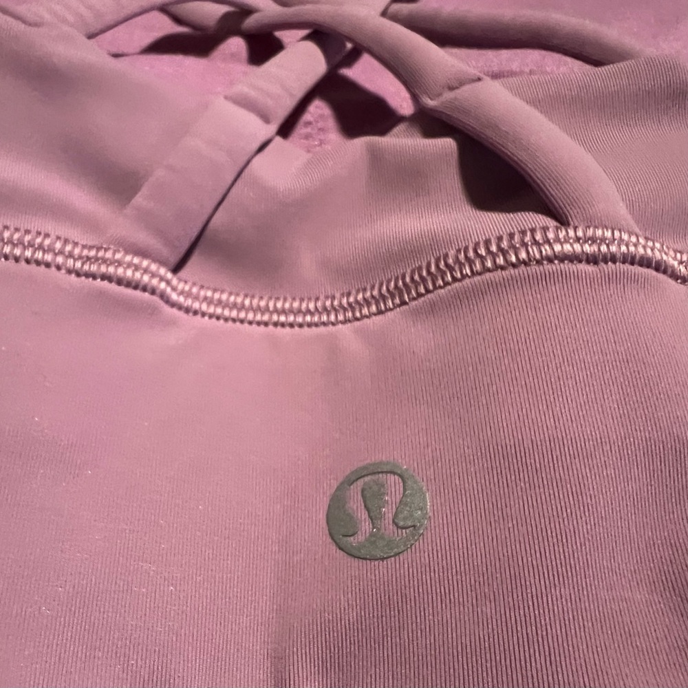 Purple High-Neck Lululemon Sports Bra - Picture 3 of 3
